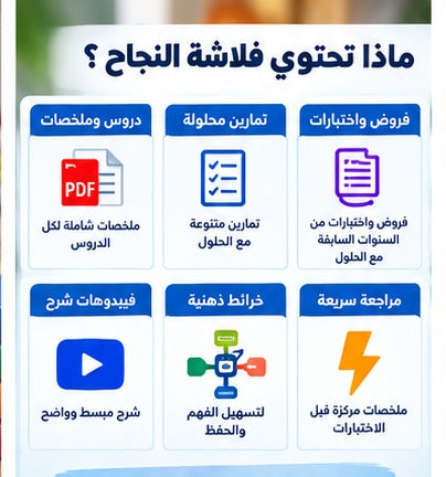 فلاشة النجاح – الطور المتوسط