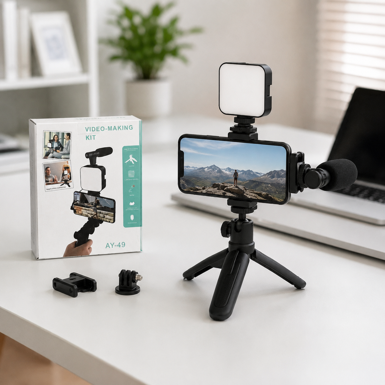 Video Making Kit AY-49 – ستوديو تصوير متكامل للهاتف