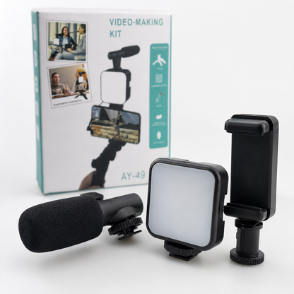 Video Making Kit AY-49 – ستوديو تصوير متكامل للهاتف
